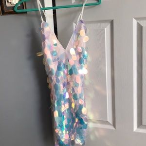 Sequin mini cocktail dress